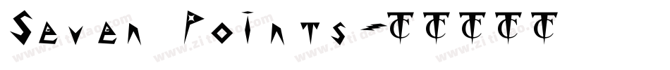Seven Points字体转换